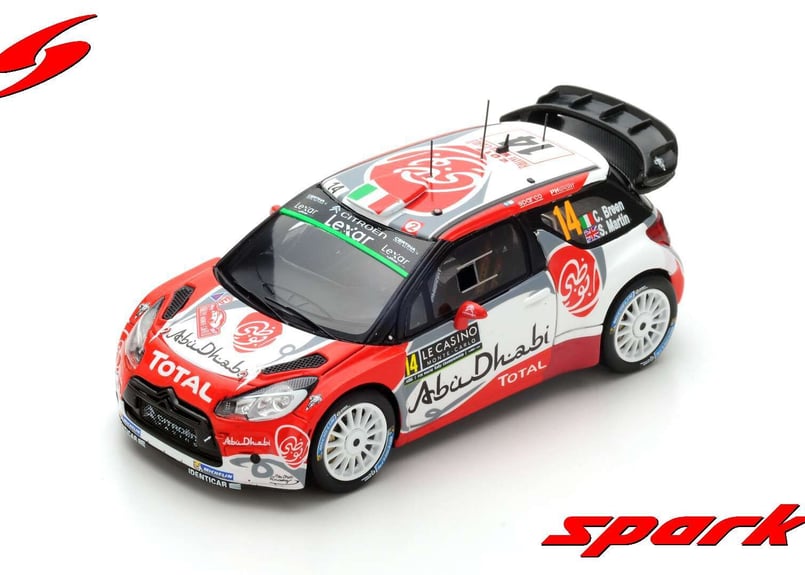 Spark 1/43 (S5156) Citroen DS3 WRC #14 5th Citr...