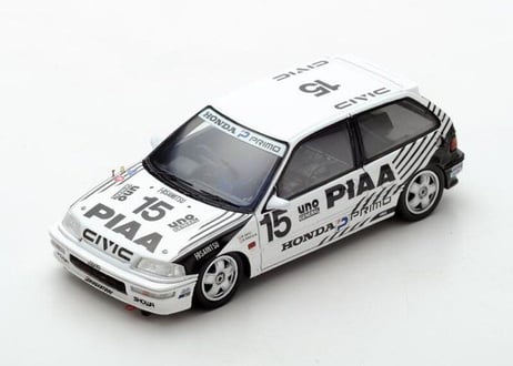 Spark 1/43 (S5461) Honda Civic EF9 2nd Grp3 JTC Suzuka 500 km 1990 #15