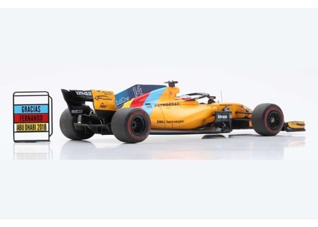 Spark 1/43 (S6069) McLaren MCL33 #14 McLaren F1 Team Abu Dhabi GP 2018  Fernando Alonso