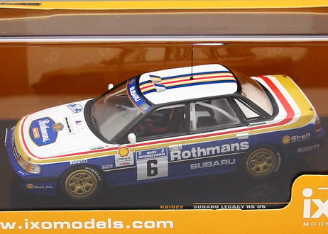 ixo models 1/43 (KBI022) SUBARU Legacy RS #6 Winner Manx Rally 1991
