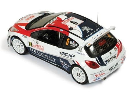 ixo models 1/43 (RAM421) Peugeot 207 S2000 #6 4th Rally Monte Carlo 2010