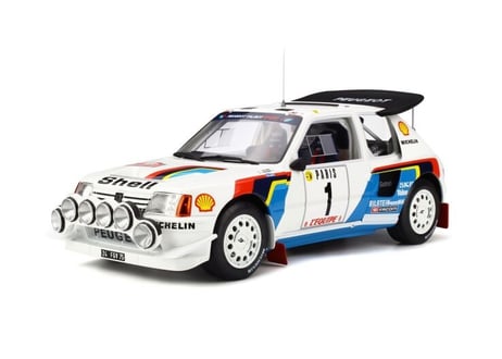 Otto Mobile 1/12 (G027) Peugeot 205 T16 EVO2 #1 2nd Rally Monte Carlo 1986