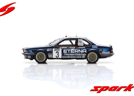 Spark 1/43 (SB653) BMW 635 Csi #3 24H Spa 1983