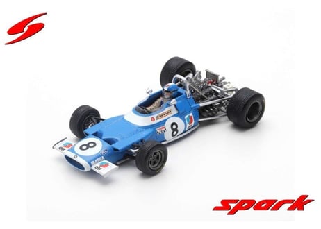 Spark 1/43 (S7188) MATRA MS80 NO.8 MONACO GP 1969