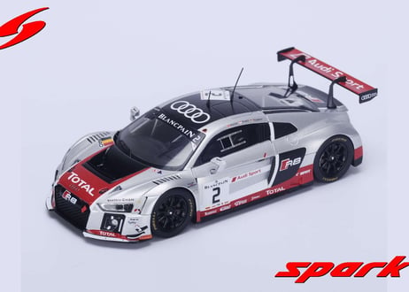 Spark 1/43 (SB106) AUDI R8 LMS #2  AUDI SPORT TEAM WRT 2nd 24H of SPA 2015
