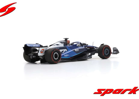 Spark 1/43 (S8588) Williams F1 FW45 #23 Williams Racing 8th British GP - Williams 800th GP