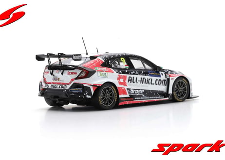 Spark 1/43(S8964)Honda Civic Type R TCR#9ALL-INKL.DE Munnich Motorsport 3rdRace2WTCR 2020Nurburgring