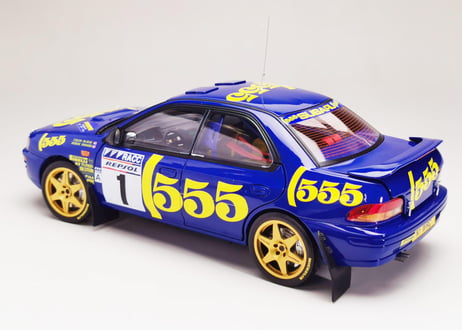 Sun Star 1/18 (5516) Subaru Impreza 555 #1 Winner Rallye Catalunya 19