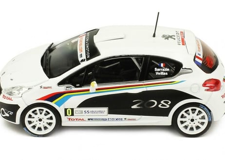 ixo models 1/43 (RAM559) Peugeot 208 R2 WRC #0 Tour de Corse 2012