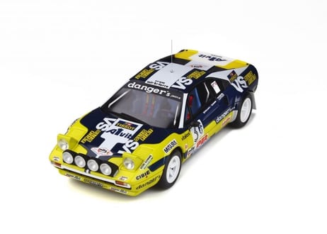 Otto Mobile 1/18 (OT567) Ferrari 308 GTB Gr.4 # 3 (Yellow / Dark Blue)