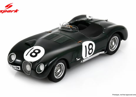 Spark 1/43 (43LM1953) Jaguar C-Type #18 Winner 24H Le Mans 1953