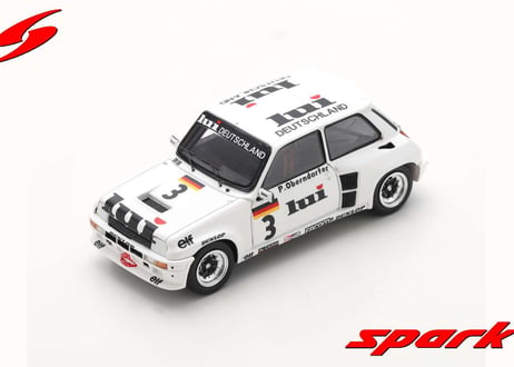Spark 1/43 (S6021) Renault 5 Turbo #3 Renault 5 Turbo Eurocup 1981 Peter Oberndorfer