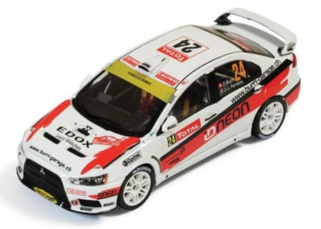 1/43 Mitsubishi Lancer Evo.X 全日本ラリー選手権 ビテス 1/43 三菱 ランサー エボリューション X 2008 ラリー