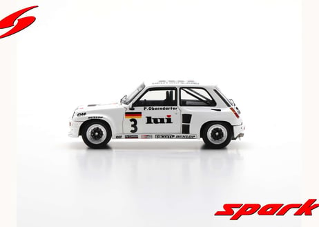 Spark 1/43 (S6021) Renault 5 Turbo #3 Renault 5 Turbo Eurocup 1981 Peter Oberndorfer