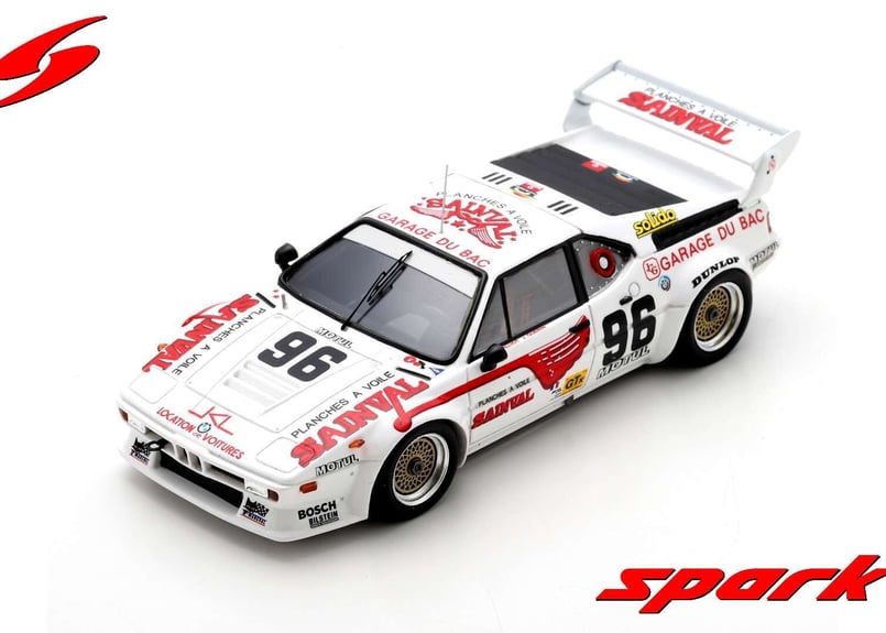 一部予約！】 □スパークモデル 1/43 1980 BMW M1 #96 ルマン24h