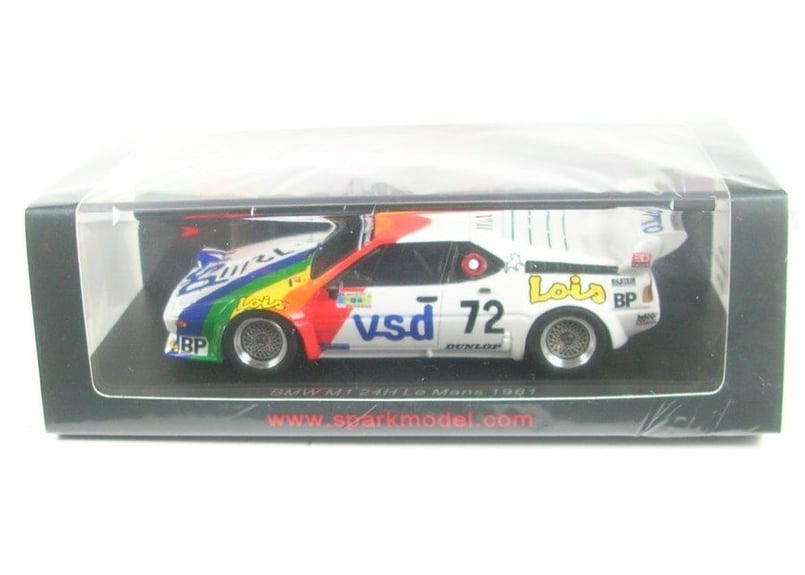 Spark 1/43 (S6405) BMW M1 NO.72 24H LE MANS 198...