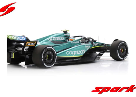 Spark 1/18 (18S890) Aston Martin AMR23 #14 Aston Martin Aramco Cognizant F1 Team 3rd Bahrain GP 2023