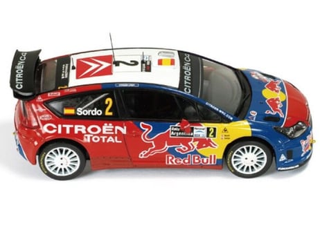 ixo models 1/43 (RAM322) CITROEN C4 WRC #2 (RED BULL) RALLY ARGENTINE 2008