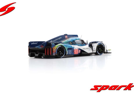 Spark 1/43 (S8729) Peugeot 9X8 #93 PEUGEOT TOTALENERGIES 8th Le Mans 24H 2023