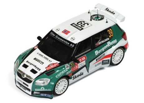 ixo models 1/43 (RAM402) SKODA ファビア S2000 #39 2009年 ラリー･GB PWRC Winner
