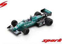 Spark 1/43 (S7285) Tyrrell 011 #4 5th Monaco GP 1983
