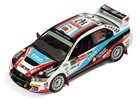 ixo models 1/43 (RAM361) Mitsubishi Lancer EVO IX #147 Rally Portugal 2009