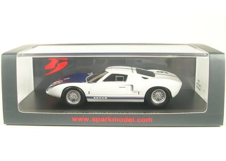 Spark 1/43 (S7953) FORD GT NO.9 TEST APRIL LE MANS 1964 JO SCHLESSER
