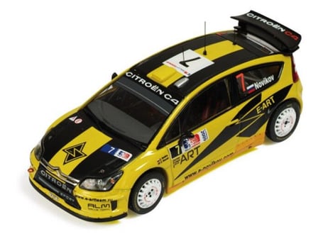 ixo models 1/43 (RAM357) Citroen C4 WRC #7 12th Rally Norway 2009