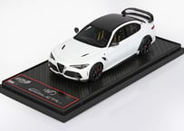 BBR MODELS 1/43 (BBRC247B-21) Alfa Romeo Giulia GTAm Bianco Trofeo Roll Bar Bianco Trofeo Brakes Red