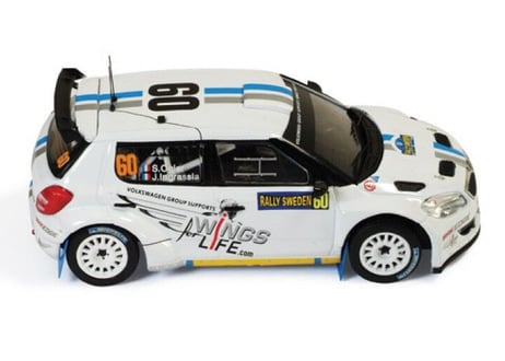 ixo models 1/43 (RAM486) Skoda Fabia S2000 #60 Rally Sweden 2012