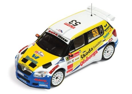 ixo models 1/43 (RAM433) Skoda Fabia S2000 #53 5th S-WRC Rally Portugal 2010