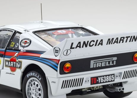 KYOSHO 1/18 (KS08306A) Lancia Rally 037 1983 Monte Carlo # 1 (clear coat finish)