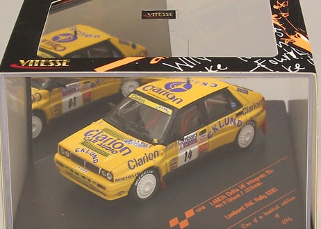VITESSE 1/43 (42411) LANCIA Delta HF Integrale 16v #14 P.Eklund/J.O.Bohlin Lombard RAC Rally 1990