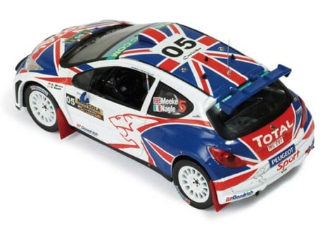 ixo models 1/43 (RAM368) Peugeot 207 S2000 #5 Winner Rally Brazil 2009