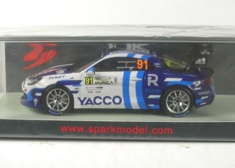 Spark 1/43 (S6573) Alpine A110 Rally #91 (1st RGT) Rally Monza 2020