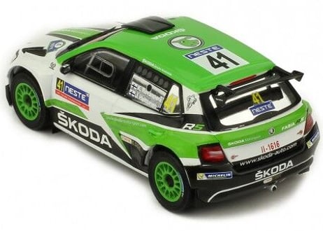 ixo models 1/43 (RAM684) SKODA FABIA R5 #41 Rally Finland 2018 K. Rovanpera