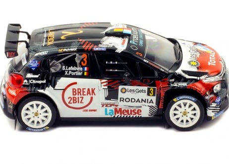ixo models 1/43 (RAM740)Citroen C3 R5 #3 Winner Rally Condroz 2018