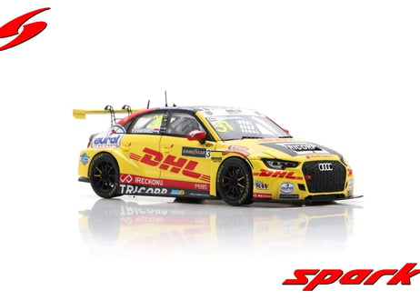 Spark 1/43 (S8969) Audi RS 3 LMS #31 Comtoyou DHL Audi Sport Winner Race 2 WTCR 2020 Slovakia 2020