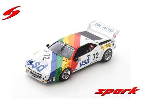 Spark 1/43 (S6405) BMW M1 NO.72 24H LE MANS 1981