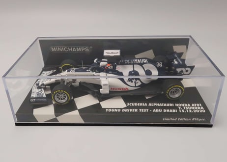 MINICHAMPS 1/43 (417 209938) AlphaTauri HONDA AT01 #38 Young Driver Test -Abu Dhabi 2020