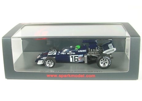 Spark 1/43 (S7264) MARCH 721 #16 PRACTICE FRENCH GP 1972
