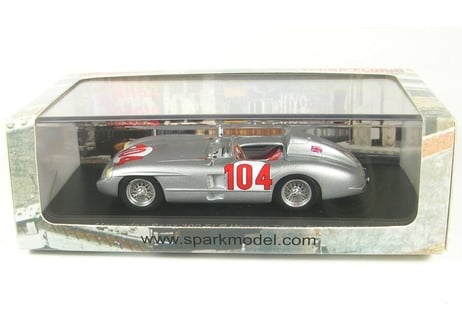 Spark 1/43 (43TF55) Mercedes-Benz 300 SLR #104 Winner Targa Florio 1955