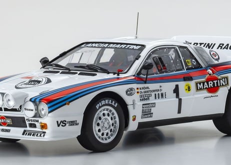 KYOSHO 1/18 (KS08306A) Lancia Rally 037 1983 Monte Carlo # 1 (clear coat finish)