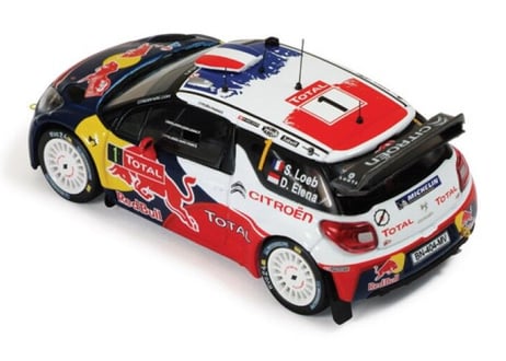 ixo models 1/43 (RAM482) Citroen DS3 WRC #1 Winner Rally Monte Carlo 2012