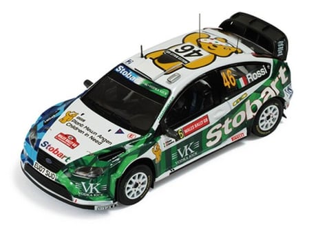 ixo models 1/43 (RAM351) FORD FOCUS RS 07 WRC #46 WALES GB RALLY 2008