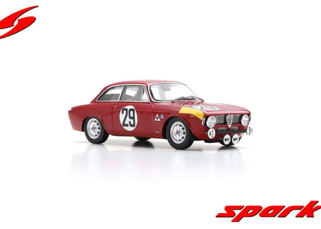 Spark 1/43 (100SPA09) Alfa Romeo 1600 GTA #29 2nd Spa 24H 1966