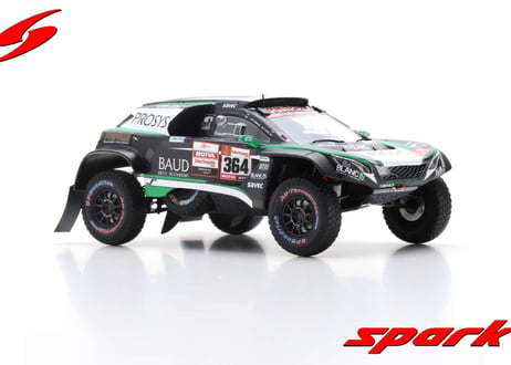 Spark 1/43 (S5630) PEUGEOT 3008 DKR MAXI #364 EASY RALLY DAKAR RALLY 2019