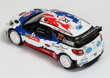 Ixo models 1/43 (RAM544) Citroen DS3 WRC #22 Rally Monte Carlo 2013