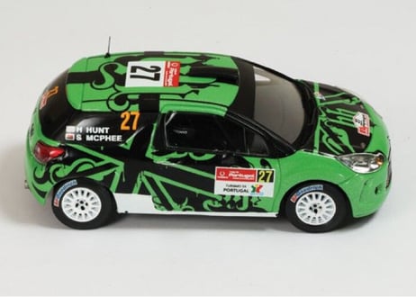 ixo models 1/43 (RAM461) Citroen DS3 R3 #27 Rally Portugal IRC 2011