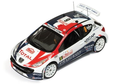 ixo models 1/43 (RAM421) Peugeot 207 S2000 #6 4th Rally Monte Carlo 2010